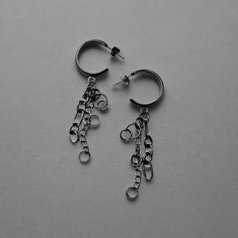 “Silver soul” earrings