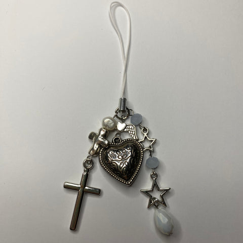“Say yes to heaven” phone charm