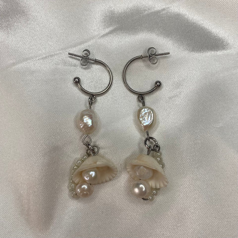 “Sea shell” earrings