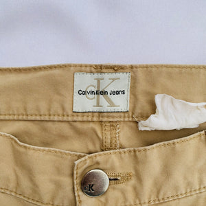 CALVIN KLEIN beige skater pants