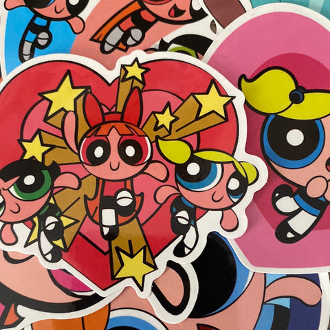 Powerpuff girls sticker pack (5 pcs)