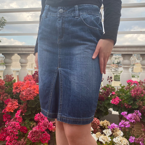 Yessica Midi jean skirt