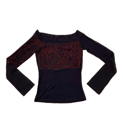 Vampira mesh top